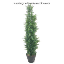 PE Pond Cypress Tree Artificial Plant Potted for Department Store Decoration (49003)